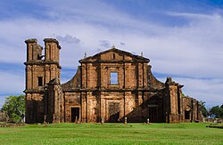 The Spanish Jesuit mission of São Miguel das Missões, Brazil