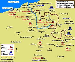 Battle of the Pyrenees, 25 July 1813