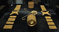 Treasure of El Carambolo, belonging to the ancient Tartessian sanctuary located 3 kilometers west of Seville