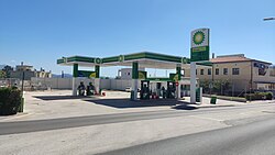 Filling station in Argos, Greece