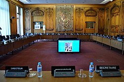 A meeting room in the Château de la Muette