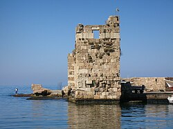 Ruins at port.