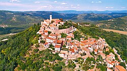 Landscapes of Motovun in Istrian peninsula