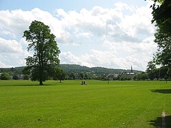 The North Inch, looking southeast towards the city centre