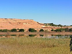 Intermittent lake Dait Um Saad