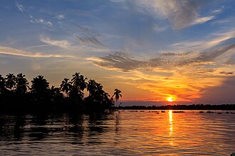 Sunset At Congo Mirador, Maracaibo Lake