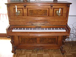 An August Förster upright piano