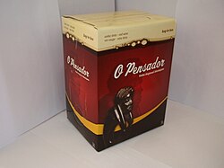 In Danish a bag-in-box wine is known as papvin literally meaning "cardboard wine". This neologism was first recorded in 1982.[32]