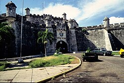 The 18th-century entrance of the Castillo del Príncipe in Havana, photo taken in 1997