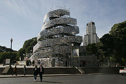 Marta Minujín's Tower of Babel (2011)