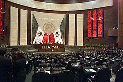 Chamber of Deputies, the lower house of the Congress of Mexico